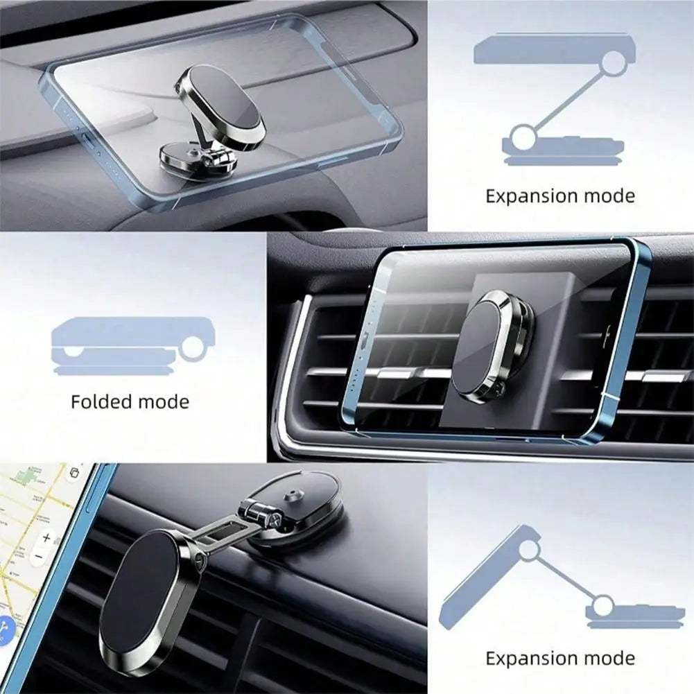 Car Phone Magnetic Stand  1080° Rotating Foldable Universal Multi-Scenario Strong Magnetic Car Phone Holder Car Accessories