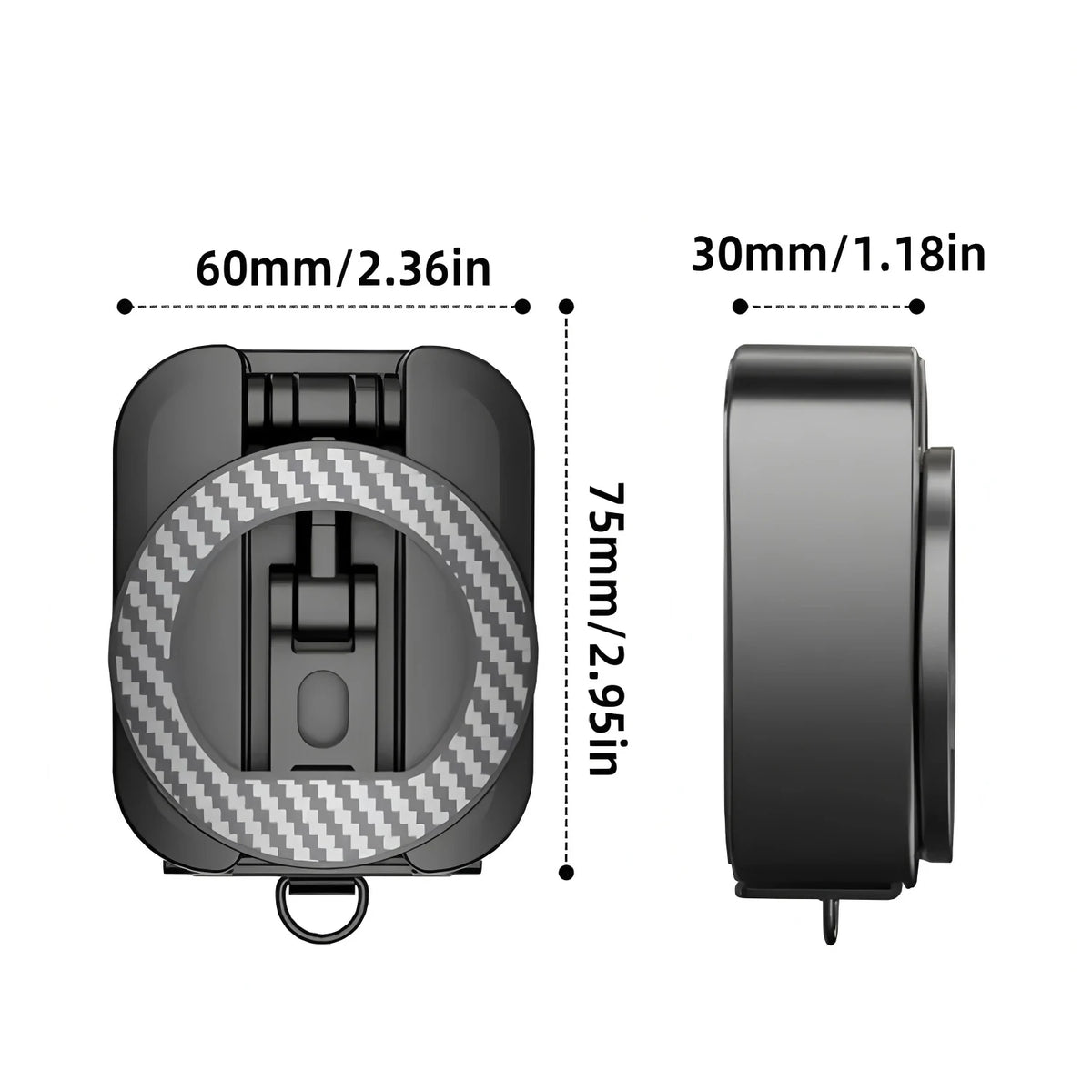 Foldable Extendable Magnetic Phone Stand Portable Travel Mount Holder For Desk Airplane Train iPhone 17 16 15 14 13 12 11 Series