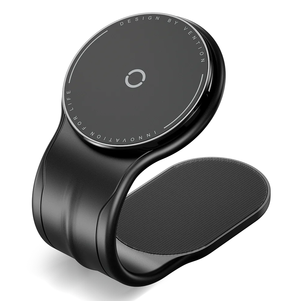 Vention Magnetic Car Phone Holder 15W Wireless Charger Bendable Car Phone Mount for iPhone 12-17 Stand Dashboard Center Console